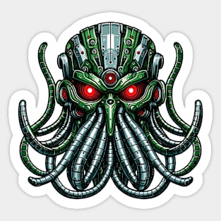 Biomech Cthulhu Overlord S01 D33 Sticker